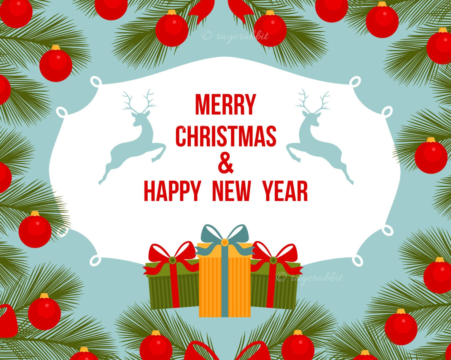 Christmas Vector Illustration Set, Happy New Year, Banner, Retro, Vintage, Card, Creator, Gifts, Decorations, Emblems, Christmas Tree,