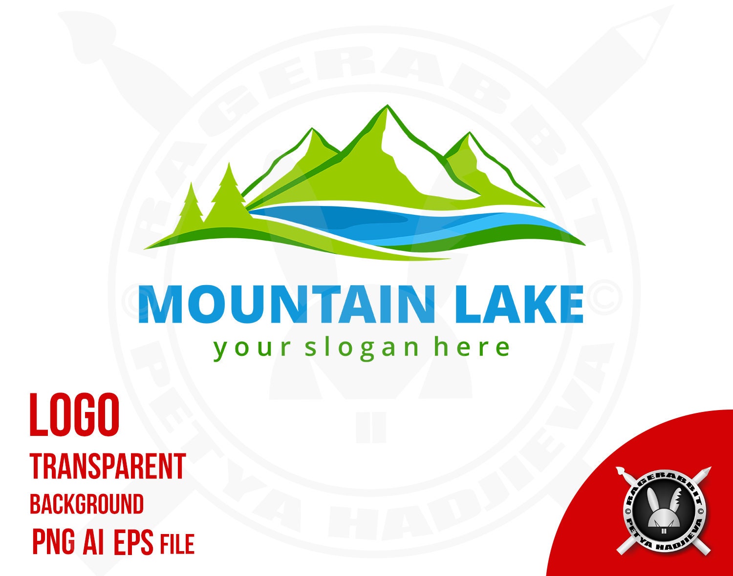BUY 10 GET 5 FREE, Coupon Code - 5FREE Mountain Logo Template Lake Logo Vector Illustration