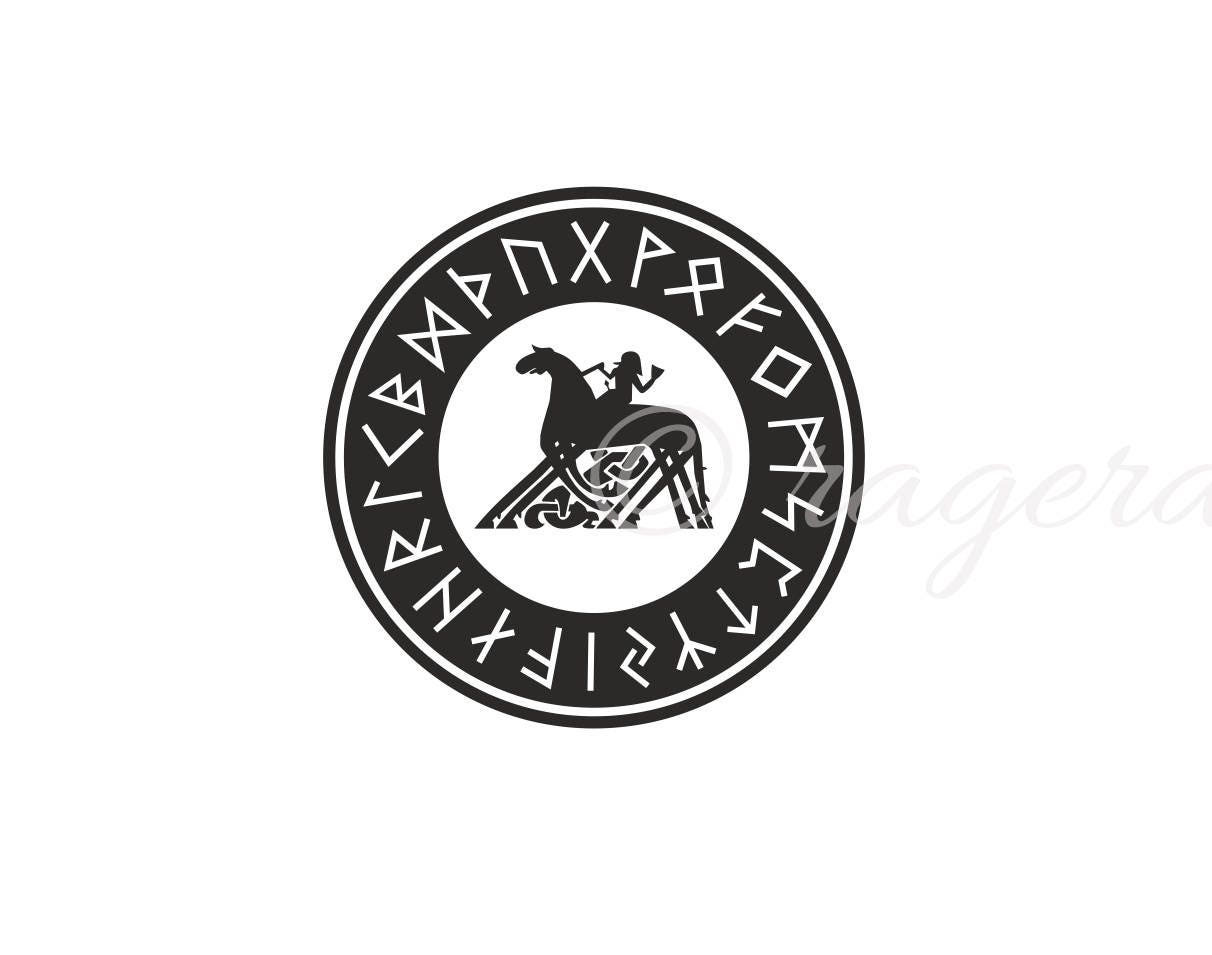 Algiz Viking Rune, Protection, Shield, Self Defense, Wall Art, Poster, Digital Print, Commercial Use