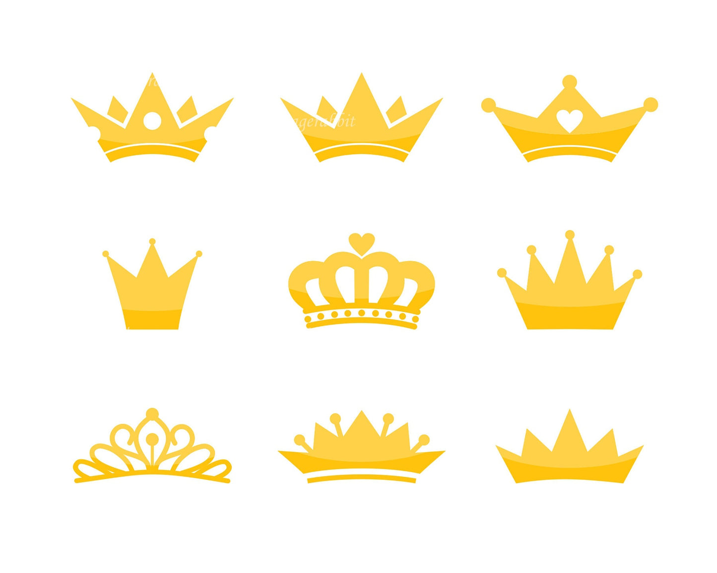Crowns files, Royal, Tiara, Commercial Use, Embroidery, Print,Crown Vector,Tiara Svg,Princess,King Crown,Crown Silhouette,Dxf,Eps, Cut