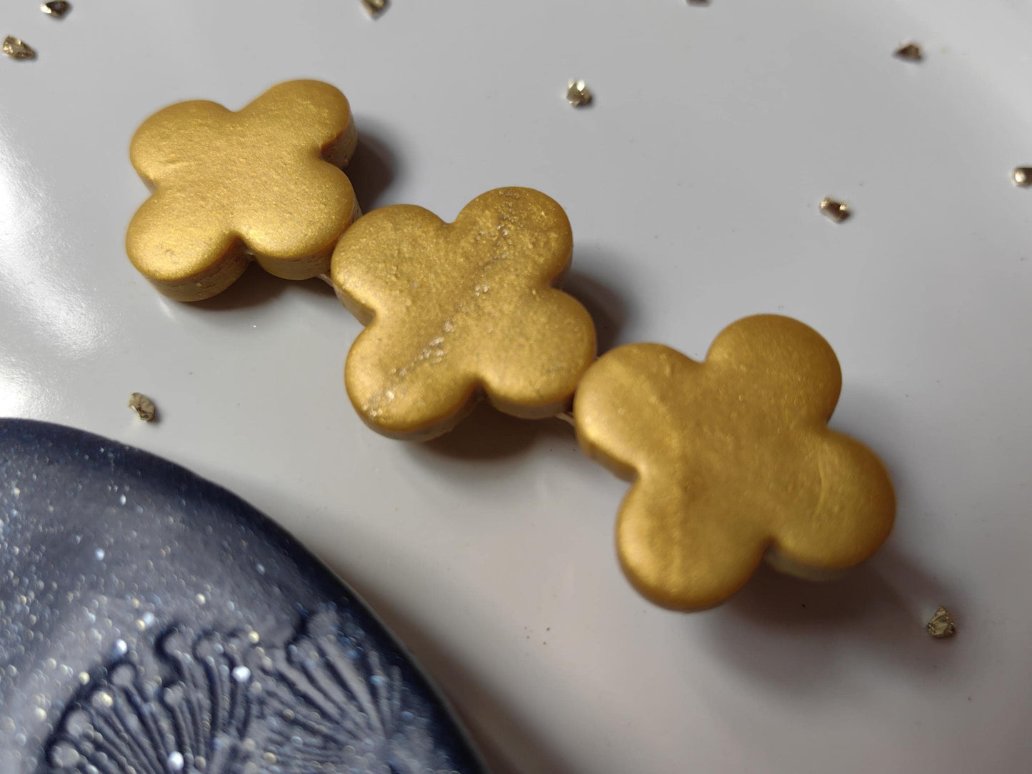 Gold Clower Hair Clip