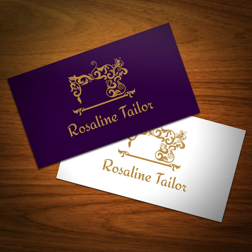 Premade Logo, Sewing Shop Logo, Logo Template, Vector Illustration, Wattermark Logo, Luxury Logo, Royal