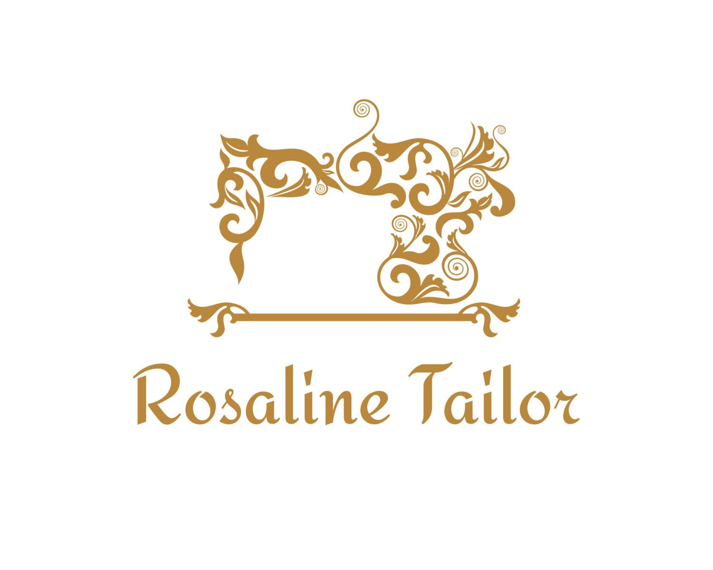 Premade Logo, Sewing Shop Logo, Logo Template, Vector Illustration, Wattermark Logo, Luxury Logo, Royal